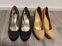 High Heels schwarz/glitzer u. Creme Gr. 40 je 5 € Rheinland-Pfalz - Frankweiler Vorschau