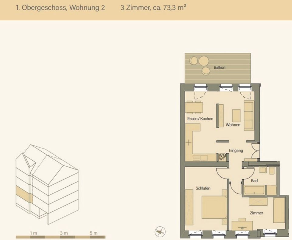 ++ ERSTBEZUG nach Kernsanierung (2) // 3 Zimmer // Balkon // Aufzug ++ in Chemnitz