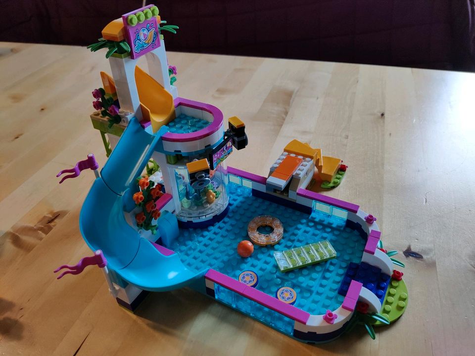 Lego Friends 41313 - Schwimmbad vollständig mit Anleitungen in Recke
