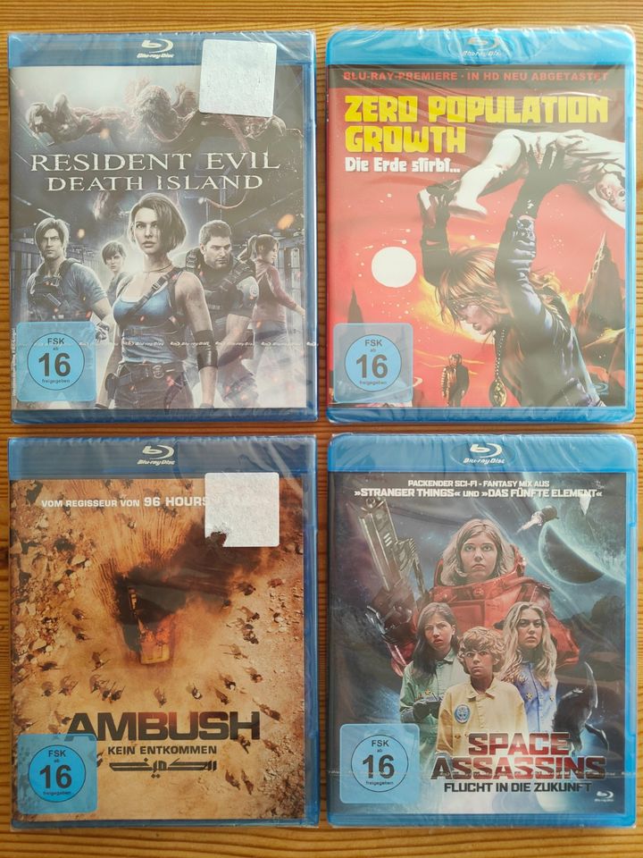 Blu-Ray Ambush Space Assassins Zero Population Growth  Resident E in Regenstauf