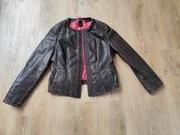 Braune Kunstlederjacke 42 Hessen - Niddatal Vorschau