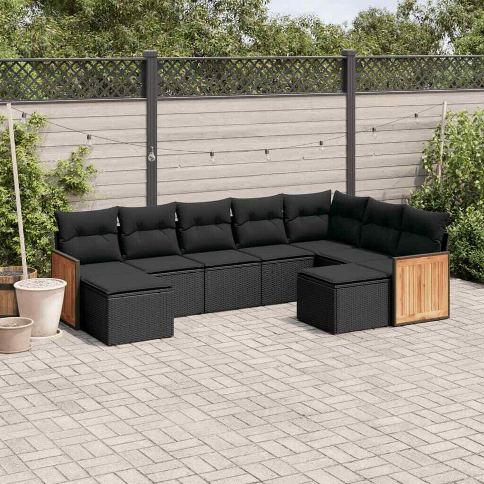 Gartenmöbel Sofa Garnitur Gartengarnitur Garten Sitzgruppe 9tlg. in