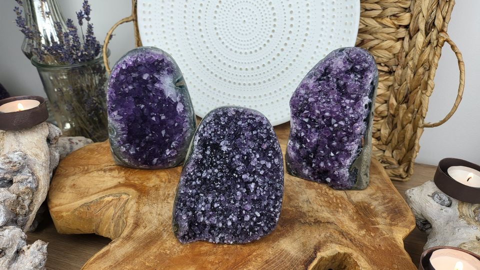 Amethystdruse Amethyst Druse Cluster Stufe Achat Quarz Heilsteine in Minden