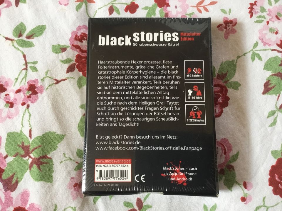 Black Stories Mittelalter Edition Krimi Kartenspiel - NEU & OVP! in Dortmund