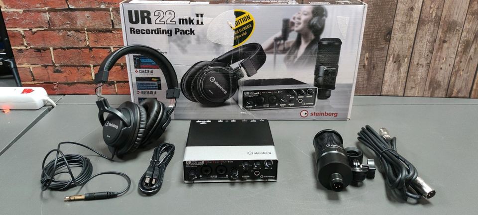 Steinberg UR22 MK2 Recording Pack Audio Interface Mikrofon Kopfhö in Soest