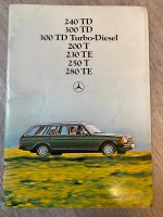 Mercedes 240 TD 300 TD 280 TE Prospekt 02/1980 Baden-Württemberg - Unterschneidheim Vorschau