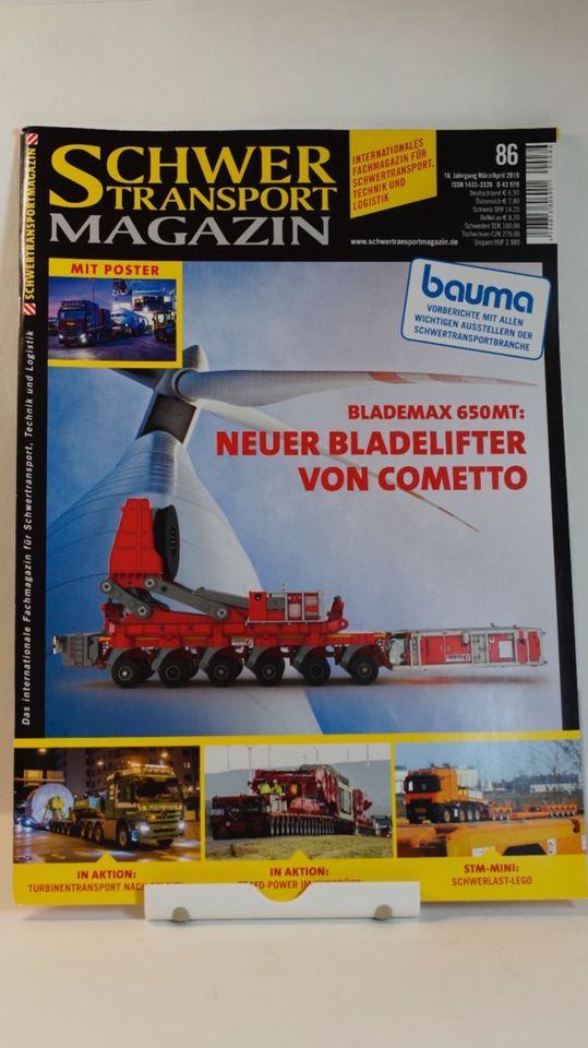 Schwertransport Magazin 2019 - Ausgabe 83 bis 86 im TOP Zustand in Liebenau