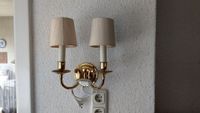 Doppelarmige Wandlampe aus Messing massiv Schleswig-Holstein - Itzehoe Vorschau