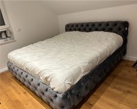 Colmore Bett Velvet Chesterfield Grau 180x200cm cm Nordrhein-Westfalen - Mechernich Vorschau