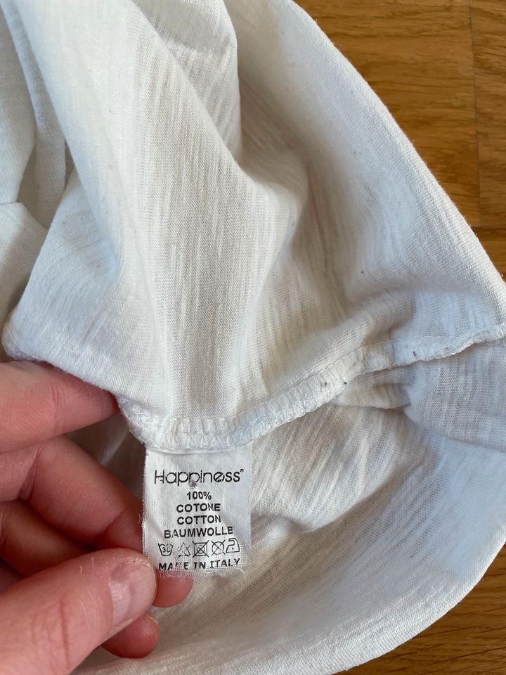 Happiness Shirt weiß 100% Baumwolle Größe S/M in Berlin