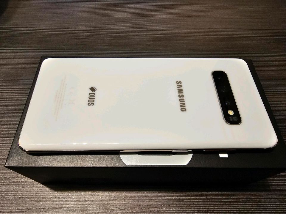 Samsung Galaxy S10 Plus Perlweiß 512gb guter Zustand in Nahe