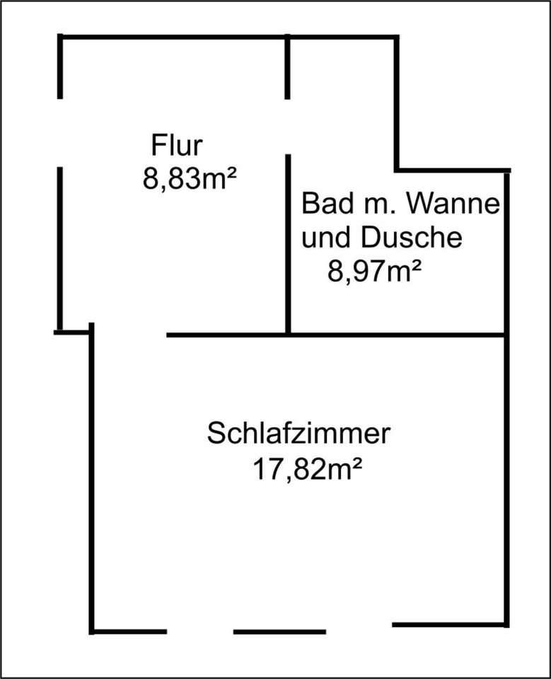 4-Raumwohnung im Schleiz Stadtzentrum in Schleiz