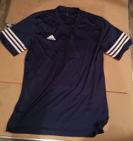 ✿ Adidas climalite Trikot T-Shirt Gr. M Sport dunkelblau scwarz Baden-Württemberg - Mannheim Vorschau