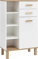 Highboard Weiß Glanz/Eiche Landhaus Dekor, ca. 67,0 x 35,0 x 114, Nordrhein-Westfalen - Paderborn Vorschau