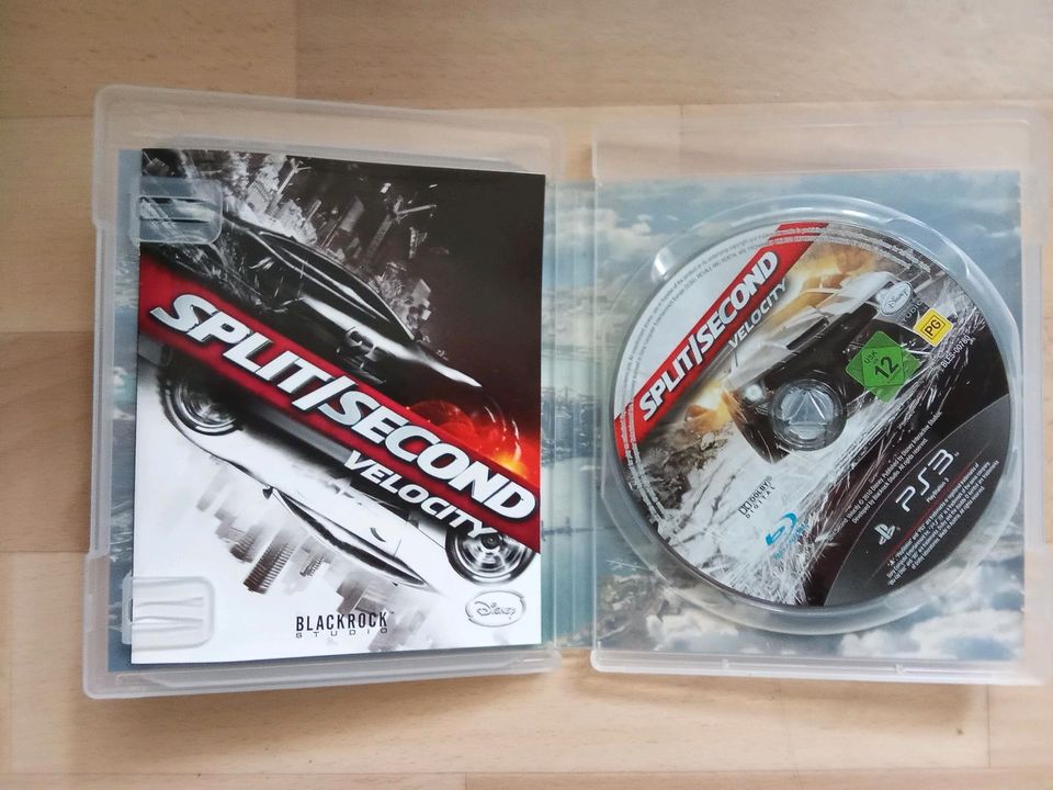 Playstation 3 Spiel Split/Second Velocity, neuwertiger Zustand in Tönning