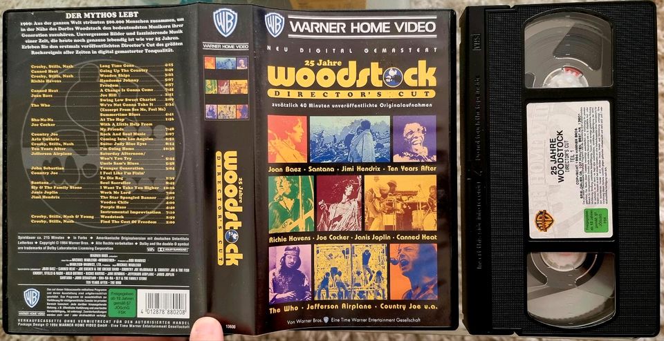 VHS  Cream Gary Moore Luther Allison Fleetwood Mac Joplin Tina in Nordhorn