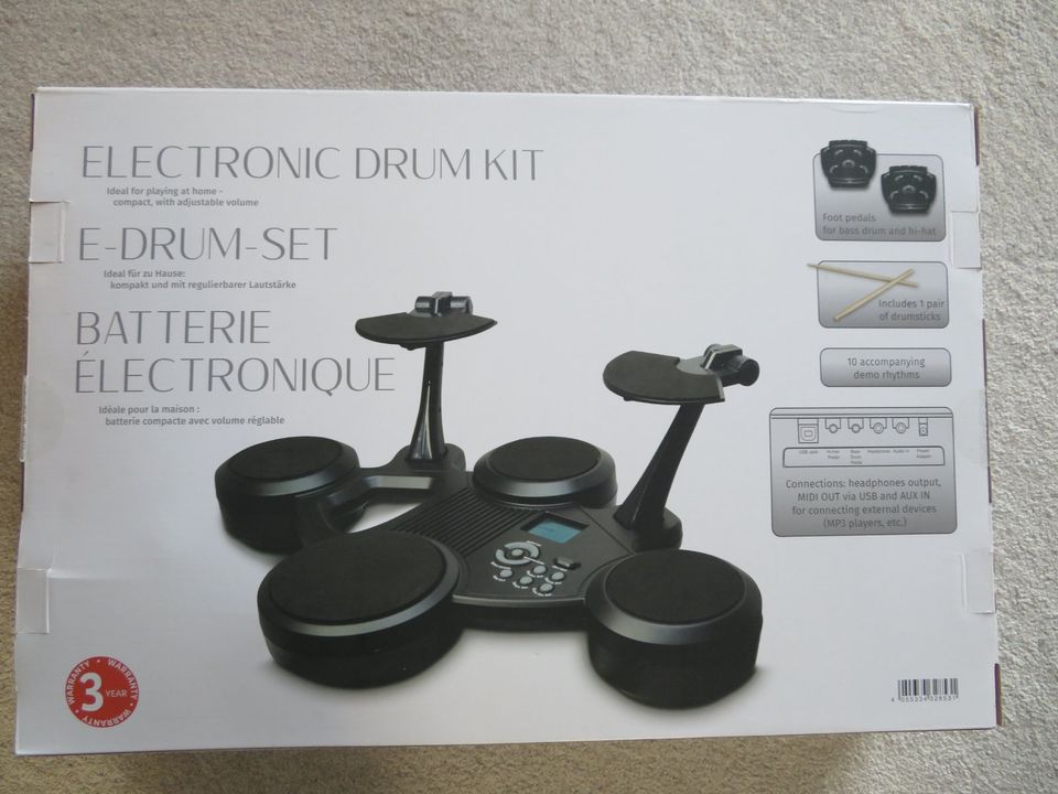 E-Drum-Set von Sheffield, 6 Pads, regulierbare Lautstärke in OVP in  Nordrhein-Westfalen - Werl | Weitere Spielzeug günstig kaufen, gebraucht  oder neu | eBay Kleinanzeigen ist jetzt Kleinanzeigen