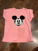 DISNEY Mickey Mouse T-Shirt Top Mädchen Wendepailletten 128 134 Niedersachsen - Hemmingen Vorschau