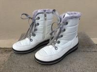 Damen Winter Stiefel Gr. 38,5 Weite G, weiß, Lack, neuwertig Capr Thüringen - Weimar Vorschau