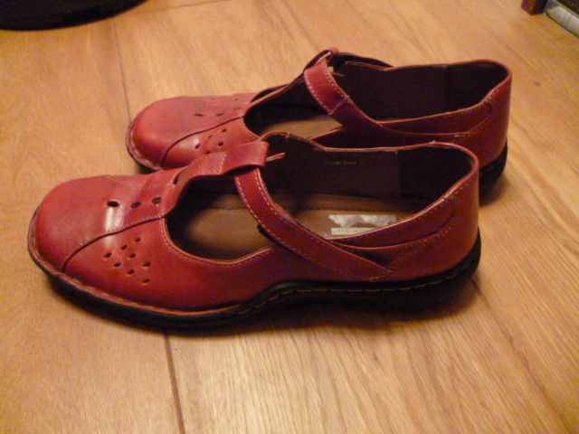 Josef Seibel, Schuhe, Gr. 40, rot, Riemchenschuhe in Gummersbach