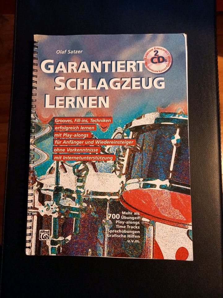 Garantiert Schlagzeug lernen, Olaf Satzer inkl. 2 Cds in Wonsees