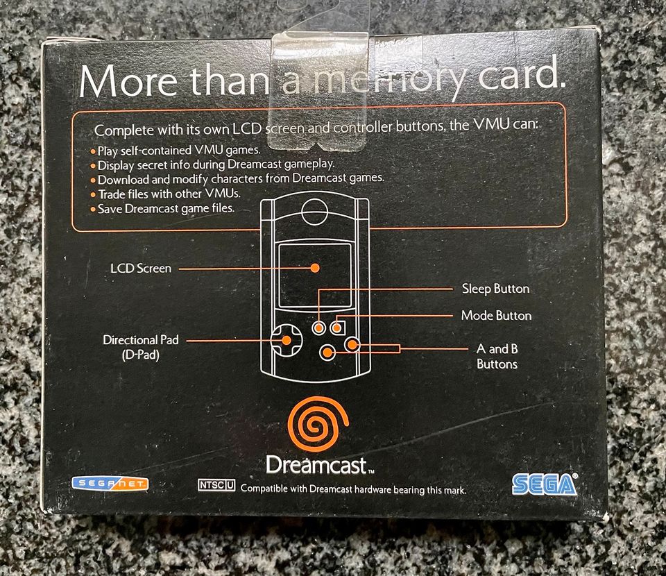 Visual Memory Unit Sega DreamCast Speicherkarte Retro Zocken Game in Krailling