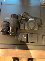 Canon T50 Spiegelreflexkamera plus Teleobjektiv und Blitz Niedersachsen - Löningen Vorschau