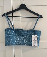 Zara Denim Top mit Glitzer Hamburg-Mitte - Hamburg Neustadt Vorschau