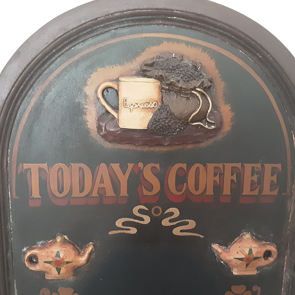 Tafel Vintage "Today's Coffee" in Kipfenberg