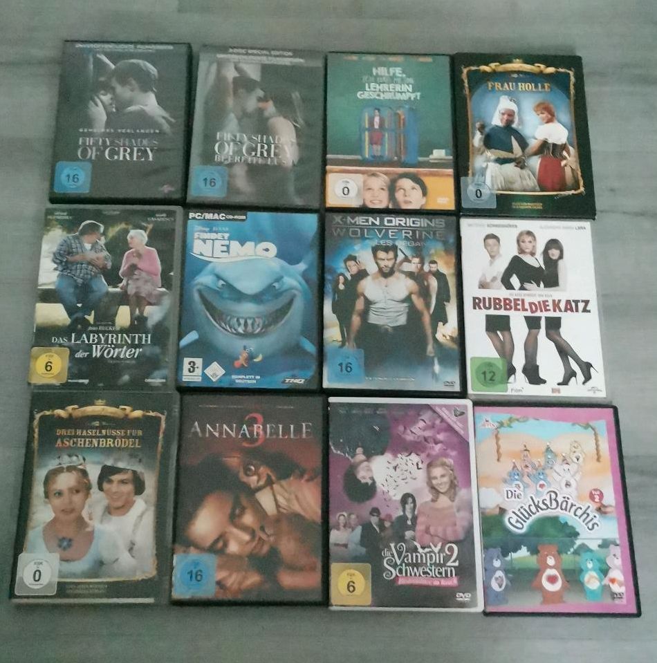 Diverse Filme DVDs in Rühen