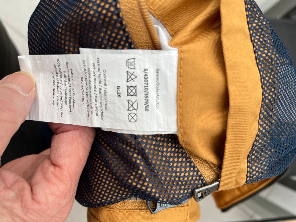 Sommerjacke von Camel active in Größe 26 curryfarben in Reinbek