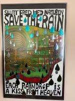 Bild Hundertwasser SAVE THE RAIN Kunstdruck Niedersachsen - Zeven Vorschau
