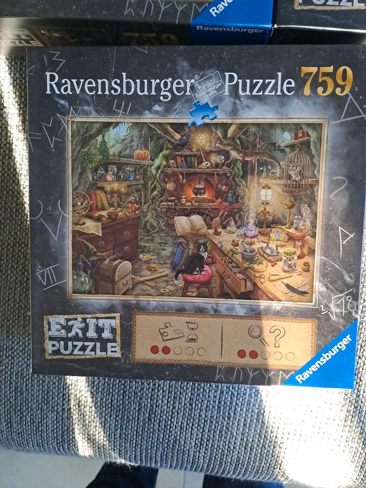 3x Ravensburger Exit Puzzle in Fuchstal