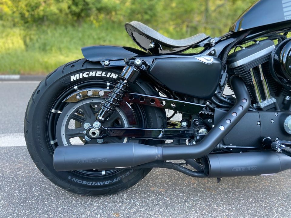 Harley-Davidson Sportster Iron 883 Bobber Kesstech Forty Eight in Weinsheim (Kr Bad Kreuznach)