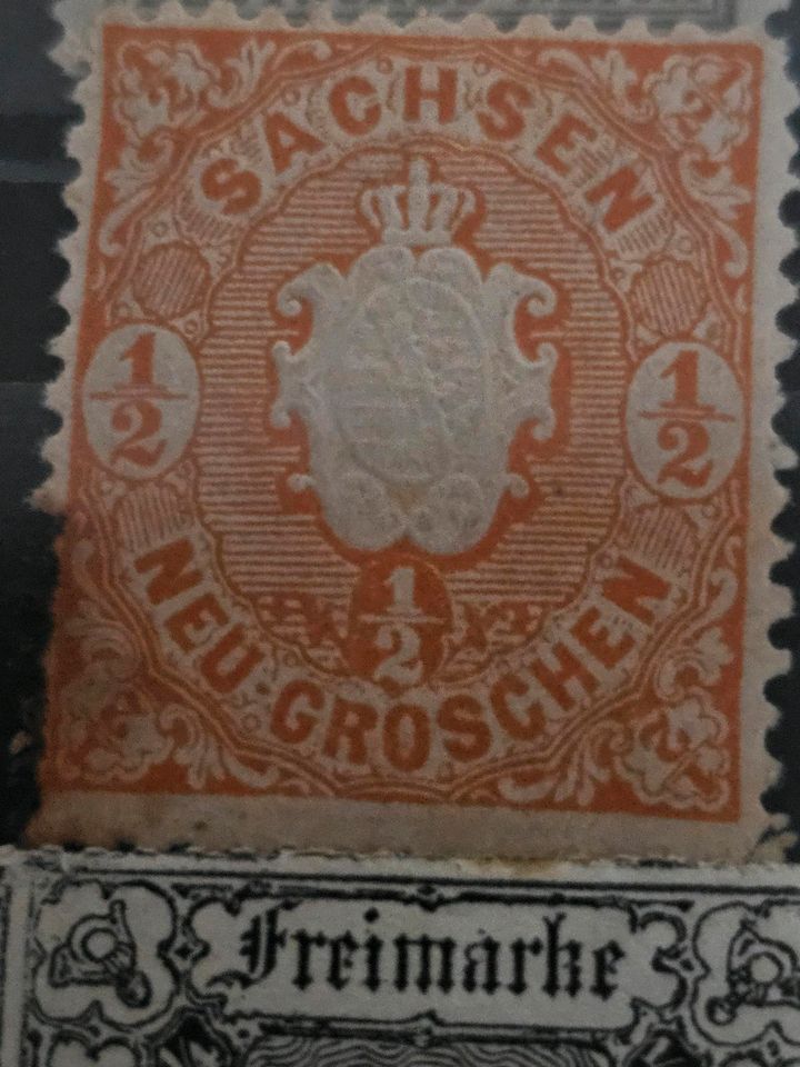Alte Briefmarken sehr schön in Bad Frankenhausen/Kyffhäuser
