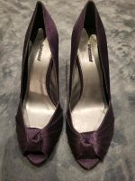 Graceland Peeptoe Highheels lila Satin Größe 39 Rheinland-Pfalz - Weingarten Vorschau