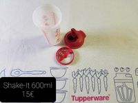 TUPPERWARE NEUWARE OVP Shake It 600ml rot mit Rezept Duisburg - Neumühl Vorschau