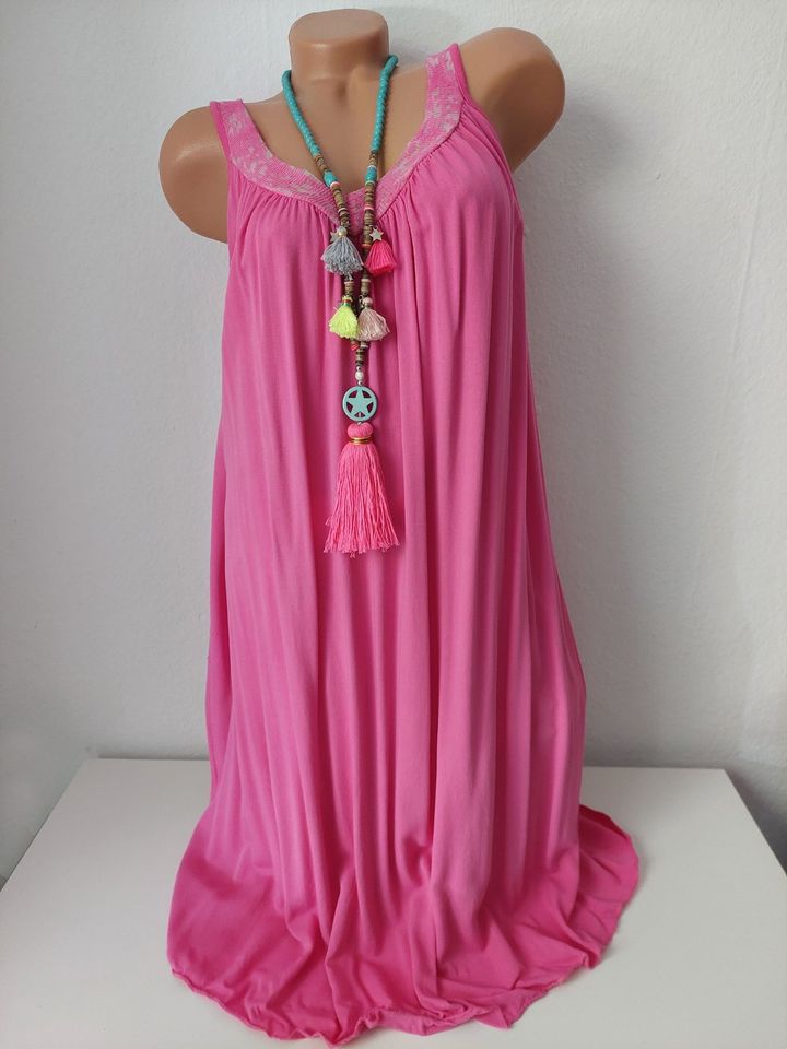 Italy Hängerchen Kleid Sommerkleid Babydoll pink 38 40 42 44 46 in Berlin
