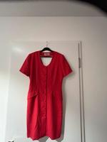 rotes Kleid kurzarm mit VRückenausschnitt Gr.36 v. Biba Nordrhein-Westfalen - Willich Vorschau
