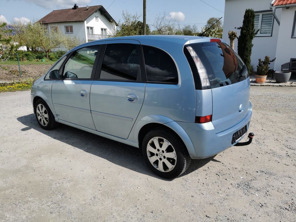 Opel Meriva 1,7 TDCI EZ 2007 Km 170000 Klima SHZ Tüv 11.2024 AHK in Geiselhöring