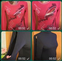 2×Damen Stretch Shirts.Schwarz&Rot.Gr.34/36.RC Collection. Bremen - Huchting Vorschau