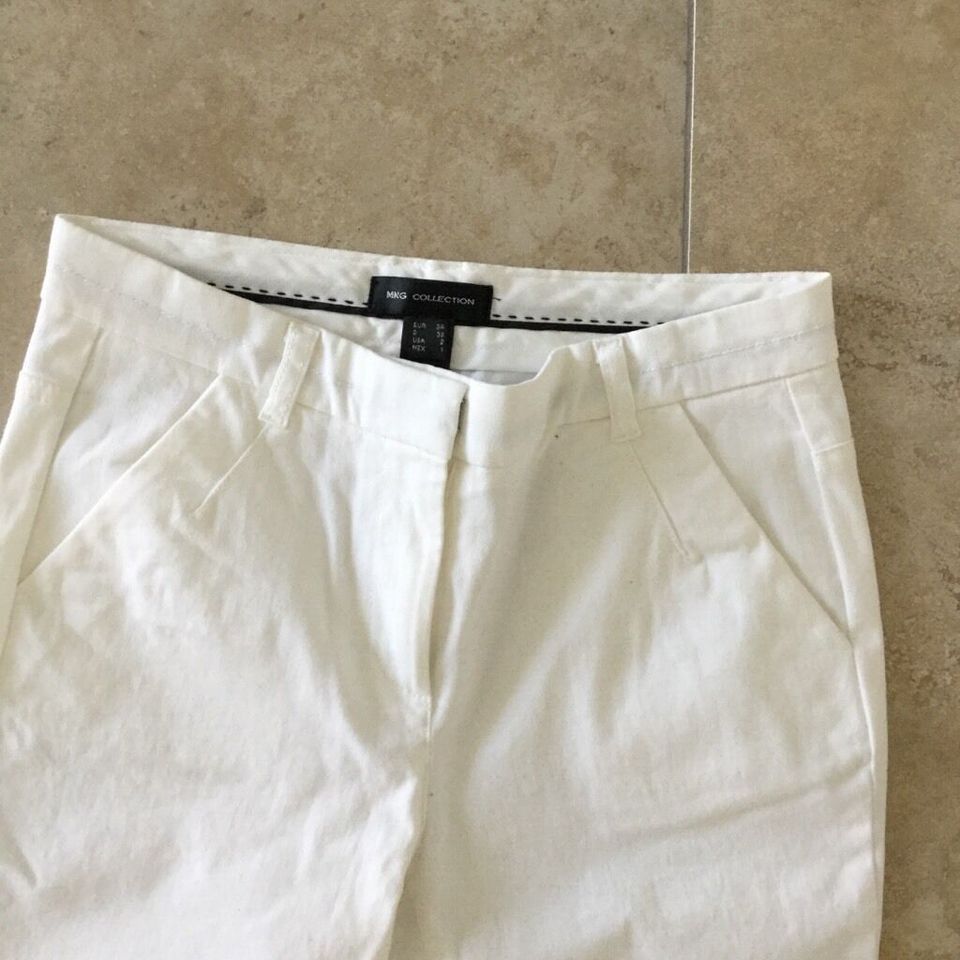 Neue Mango weiße schicke Hose Gr. XS 34 NEU in Werne