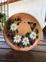 Kupfer-Emaille Teller mit Blütenmotiven Kreis Pinneberg - Wedel Vorschau