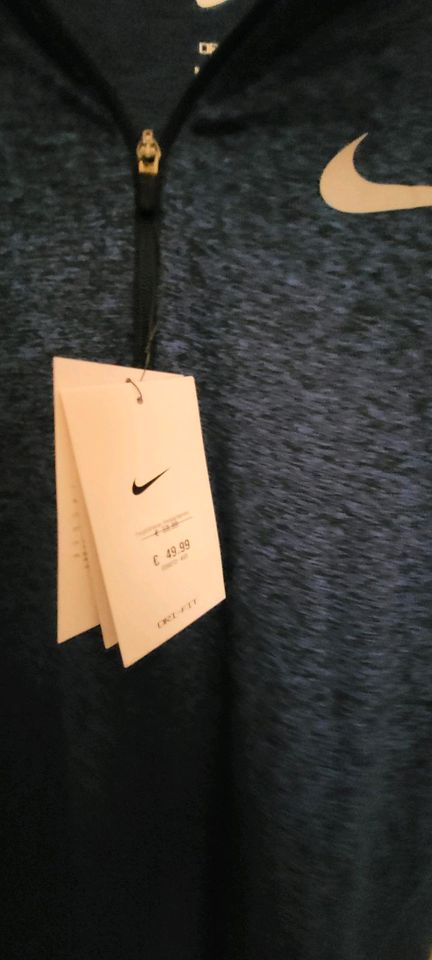 Nike Running S blau dry fit long Shirt jogging Ärmel für daumen in Trier