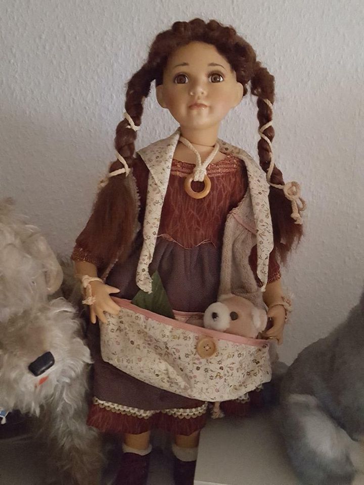 Puppe, Sammler-Puppe, Porzellanpuppe, 45 cm in Zwenkau