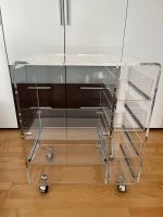 Vintage HiFi Rack Regal auf Rollen Acryl aus den 80/90er Bayern - Wehringen Vorschau