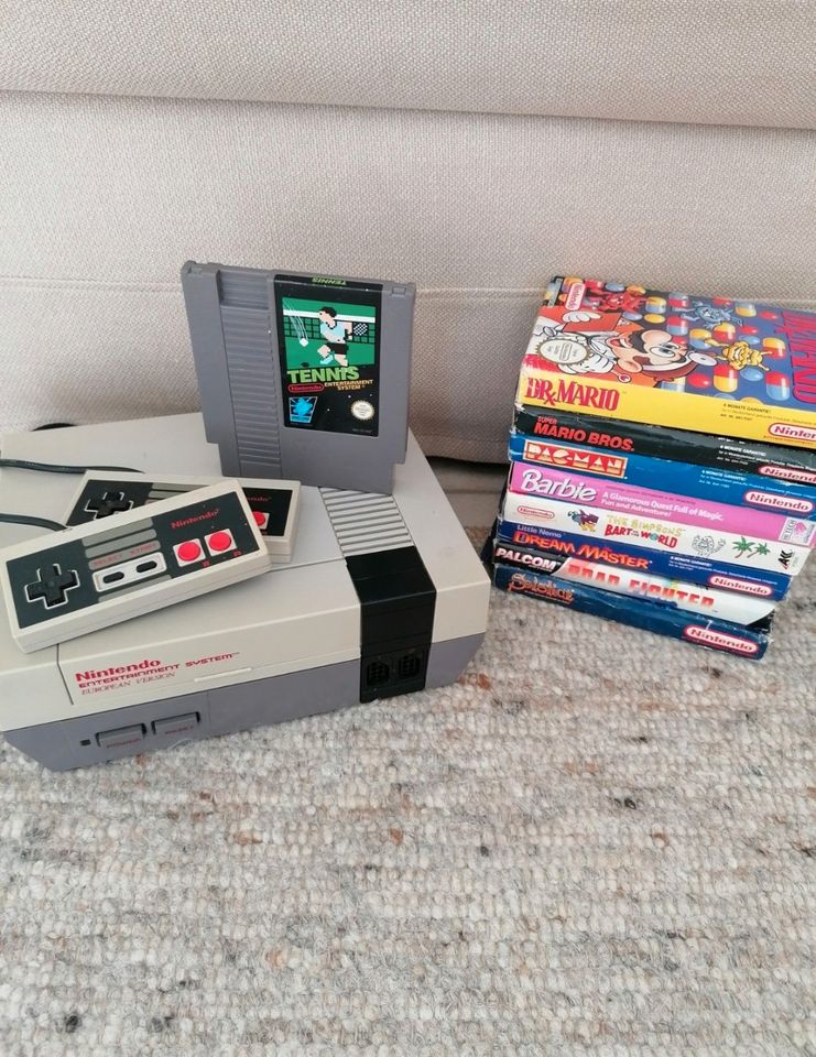 NES Konsole & Controller mit 9 Spielen ❗90er Nintendo Retro ❗ in Eckernförde