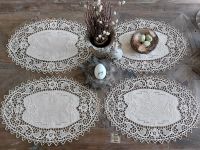 Vintage Reticella Platzset oval Tischset Landhaus Shabby Ostern Bonn - Bad Godesberg Vorschau