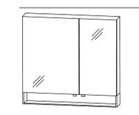 Spiegelschrank 2-türig mit Ablagefach Nordrhein-Westfalen - Verl Vorschau