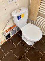 WC-Keramik Anlage weiss stehend Abgang waagrecht komplett mit WC Hessen - Weilburg Vorschau